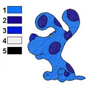 Blues Clues Embroidery Design 5